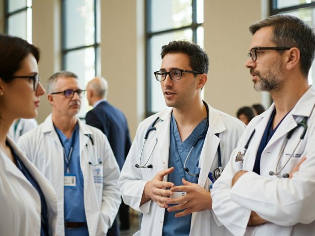 Doctors talking